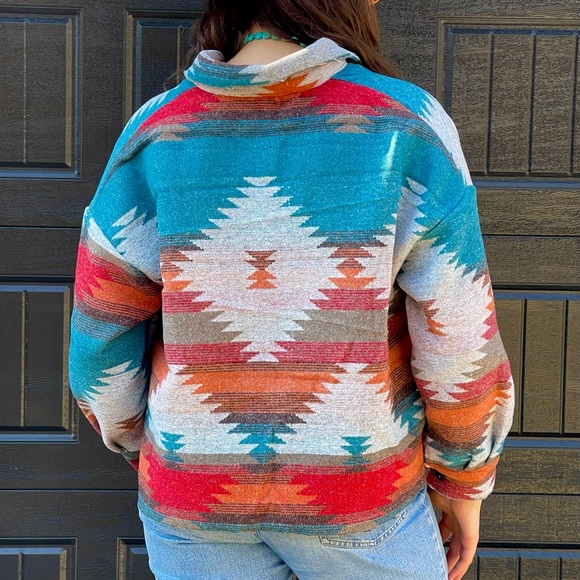 New boutique serape shacket jacket - Picture 16 of 16